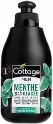 Cottage Șampon Gel De Duș Bărbați 3în1 Șampon Gel De Duș Mentă Rece 250ml