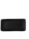 GTSA Volcanic Rectangular Serving Platter Made of Black Porcelain 21x10.5cm