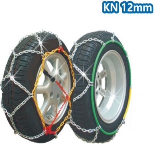 Anti Skid Chains Thickness 12mm Passenger Car & 4x4 2 Pieces