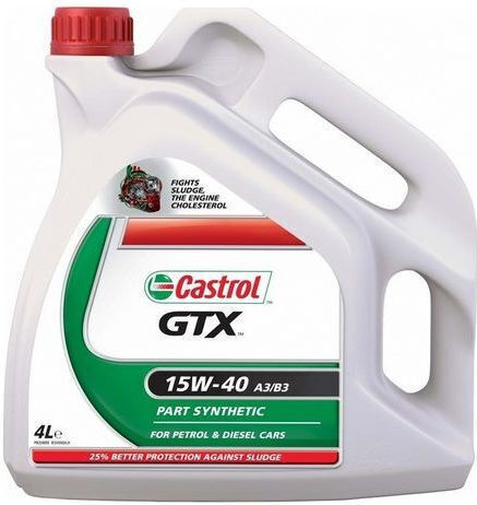 Castrol GTX Ημισυνθετικό Λάδι Αυτοκινήτου 15W-40 4lt