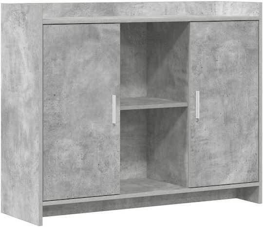 Wooden Sideboard Gray 98.5x33x80cm