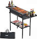 Vevor Tragbare Holzkohlegrill 75x75cm
