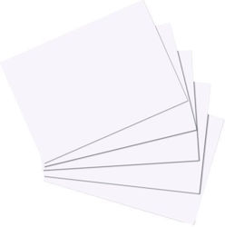 Herlitz Κάρτες Ευρετηρίου A5 Άγραφο Λευκό 100 Τεμ Herlitz Κάρτες Ευρετηρίου A5 Άγραφο Λευκό 100 Τεμ