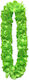 Carnival Necklace Green Plastic