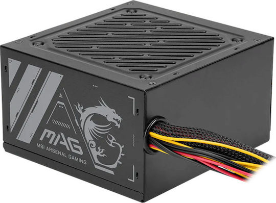 MSI Mag A500N-H 500W Μαύρο Τροφοδοτικό Υπολογιστή Full Wired 80 Plus Standard