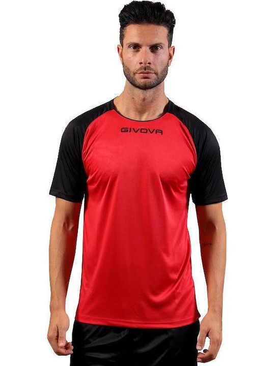 Спортна Тениска Black/red