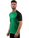 Αθλητικό T-shirt Black/green