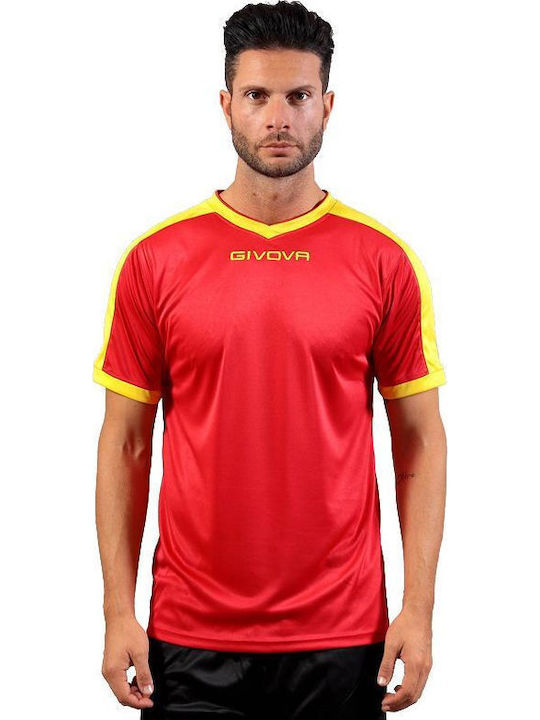 Tricou Sport Roșu/Galben