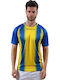 Athletic T-shirt Blue/Yellow
