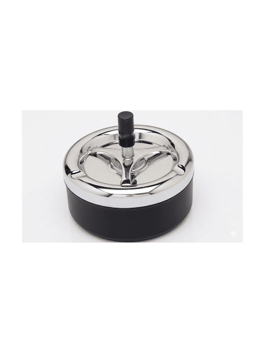 Chios Hellas Aschenbecher Drehbar 11cm Farblich Schwarz