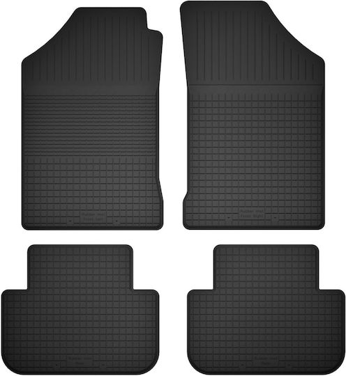 Car Rubber Mats Set 4 Pcs Universal Volvo S90 I Sedan 1997-1998