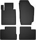Car Rubber Mats Set 4 Pcs Universal Jeep Wrangler Iii Jk Off-road 2006-2017