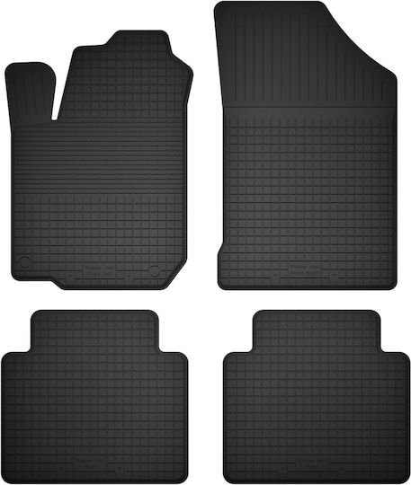Car Rubber Mats Set 4 Pcs Universal Toyota Verso-s Minivan 2010-2015