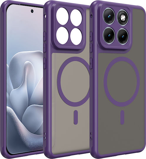 Techsuit Back Cover Plastic Purple (Motorola Edge 70)