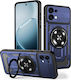 Techsuit Rückseite Umschlag aus Silikon Blau (Oppo A6 Pro 4G / A6 Pro 5G)