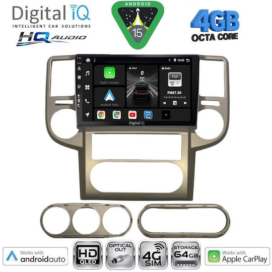 Digital IQ Ηχοσύστημα Αυτοκινήτου για Nissan X-Trail 2004-2007 (Bluetooth/USB/WiFi/GPS/Apple-Carplay/Android-Auto) με Οθόνη Αφής 10"