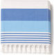 Morena Spain Turquoise Beach Towel with Fringes 100x173cm SM-MATI-26TW-TIRKO
