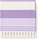 Morena Spain Purple Beach Towel with Fringes 100x173cm SM-MATI-26TW-PURPLE