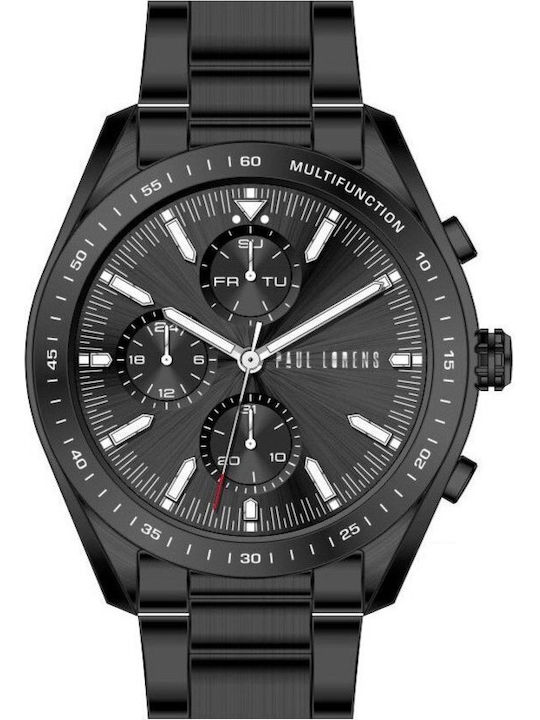 Paul Lorens Мъжки Часовник 41mm На Батерия с Че...