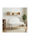 Two-Seater Couch White 110x60x76 cm