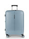 Gabol Brouklyn Medium Hard Travel Suitcase Light Blue Height 65cm