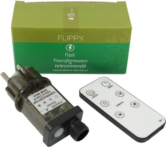 Transformator Telecomandă Inclusă Alista Home Flash Led Lumini Instalații Suportă Până La 1200 Leduri 31 V Negru