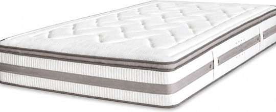 Elatirio Strom Elysian Ημίδιπλο Ορθοπεδικό Στρώμα Memory Foam 130x200cm με Ελατήρια