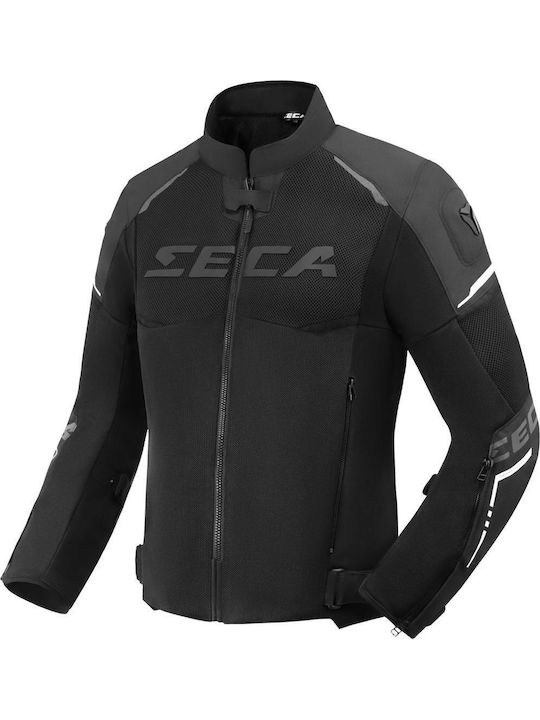 Seca Airflow III Sommer Herren Reitjacke Schwarz/Rot/Neon