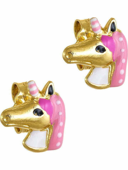 Ioannis Kosmima Kids Earrings Studs Made of 9K Gold