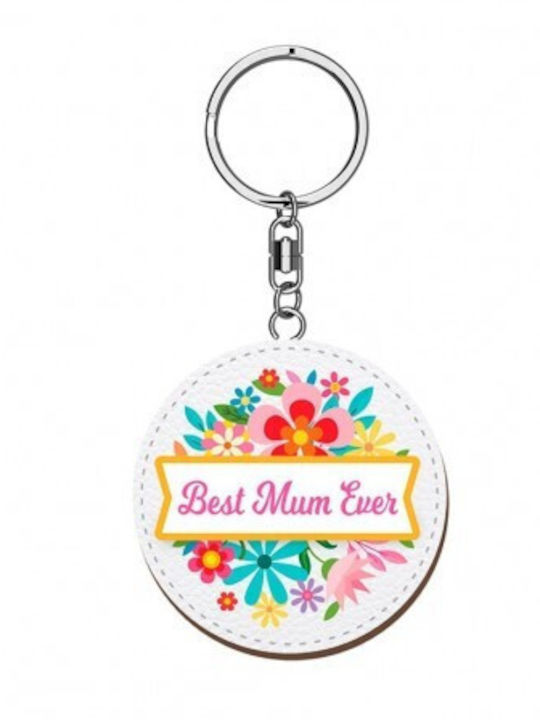 Μπρελόκ Ξύλινο Best Mum Ever Wooden Keyring K3608 Global Journey Gifts 5035743036080