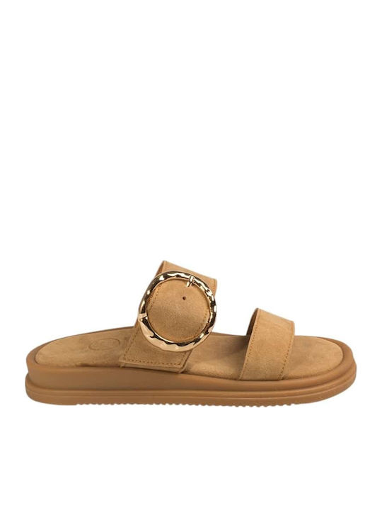 J&C Women's Flat Sandals Beige