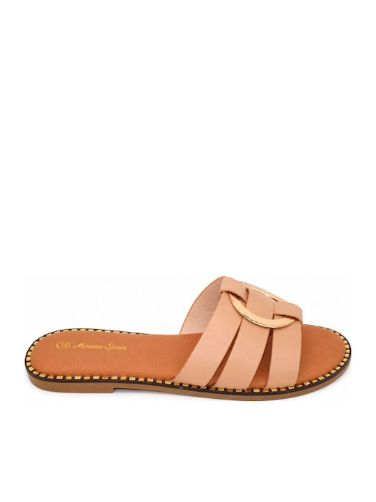 Damen Flache Sandalen Beige SM-MRS-F23-26SA-Beige