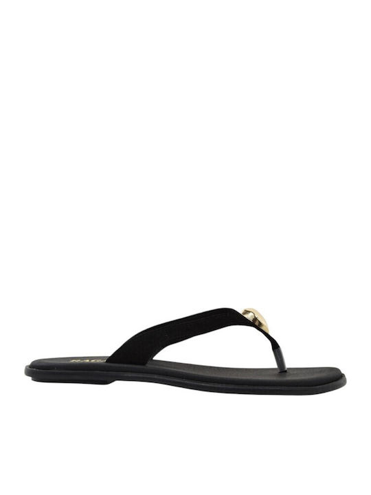 Ragazza Leather Women's Flat Sandals Black