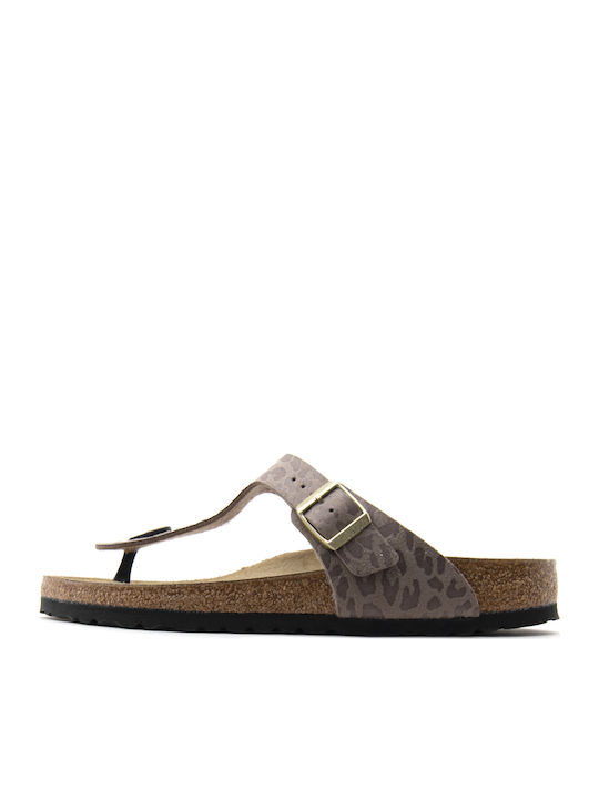 Birkenstock Gizeh Sandale De Piele Maro
