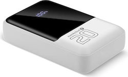 everActive EB-20Q 20000mAh 22.5W Бял everActive EB-20Q 20000mAh 22.5W Бял