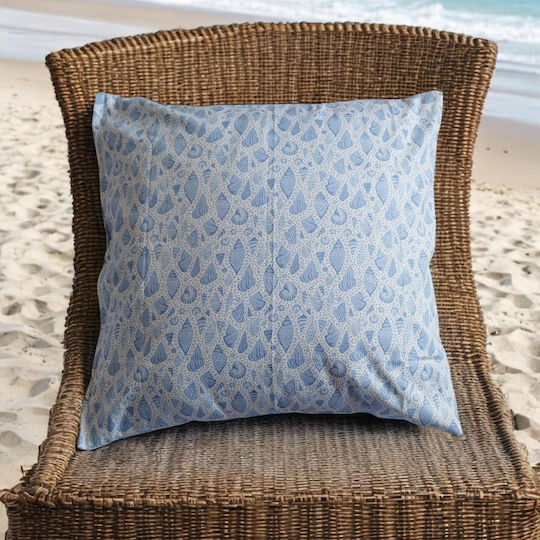 Oxygen Διακοσμητική Μαξιλαροθήκη Blue Atlantic Ocean Blue Atlantic Ocean 45x45εκ.