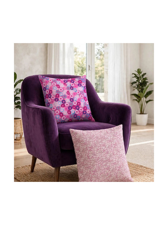 Oxygen Decorative Pillow Case Pink Neon Pink 45x45cm