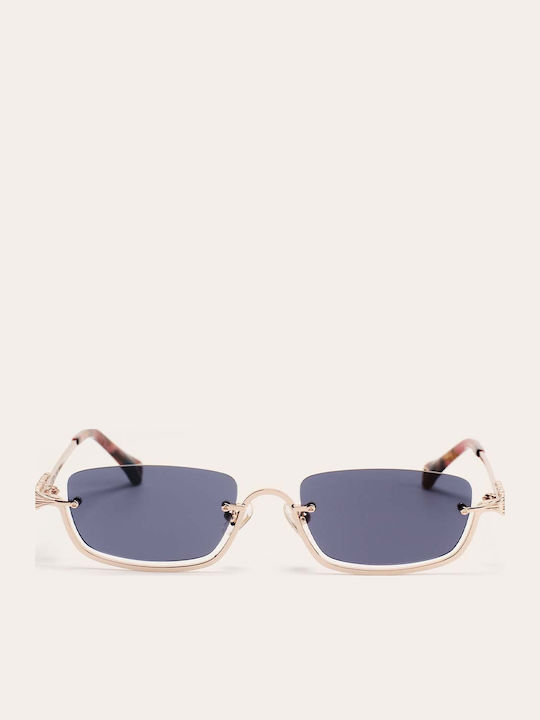 Zeus & Dione Unisex Sonnenbrillen mit Gold Metallischer Rahmen PATMOS C3