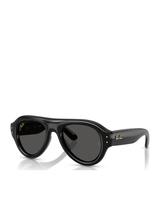 Ray Ban Unisex Γυαλιά Ηλίου με Μαύρο Κοκκάλινο Σκελετό