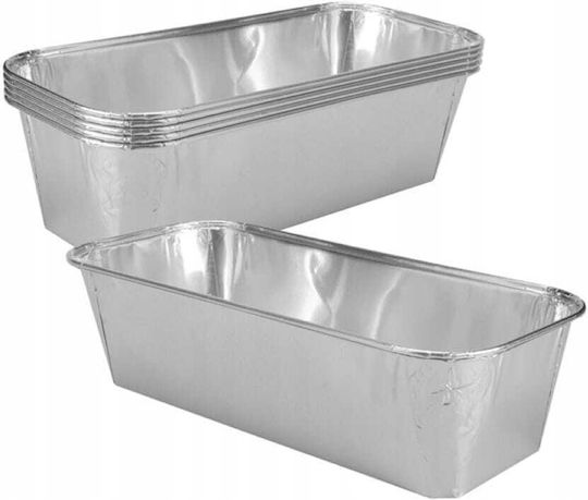 Aluminum Baking Tin 1000 Ml Set 5