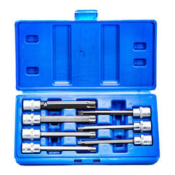 Colecție Biți Cu Cap Hexagonal Torx Extra Lung 3/8 7 Bucăți Colecție Biți Cu Cap Hexagonal Torx Extra Lung 3/8 7 Bucăți