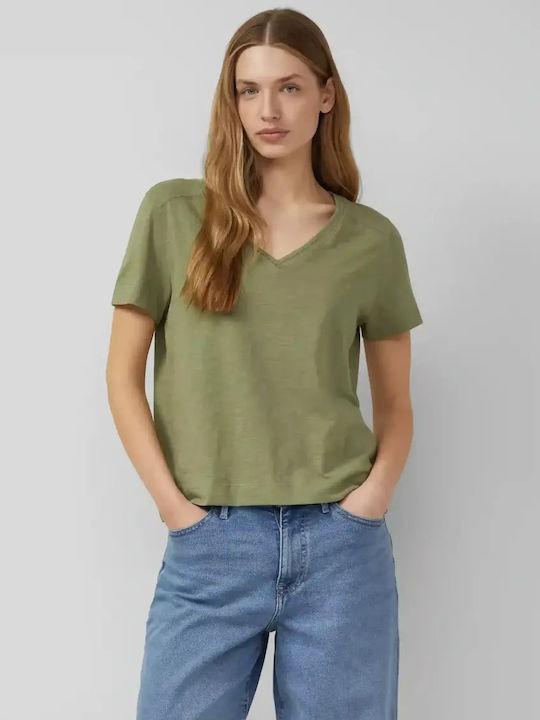 s.Oliver Damen T-Shirt Olive