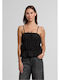 Damen Unterwäsche Top Schwarz