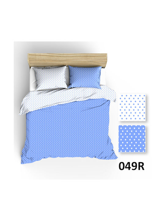 Extrapościel Set Pillowcases White Light Blue 40x40cm