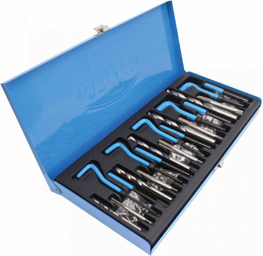 Thread Repair Kit M5-M12 Stainless Inserts Drills Hand Taps HSS 131 Pieces