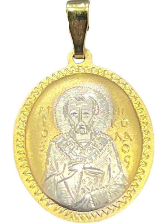 Charm Talisman cu Pietre cu Pietre din Aur 14K