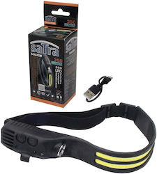 Satra Waterproof Rechargeable Headlamp LED 350lm Satra Waterproof Rechargeable Headlamp LED 350lm