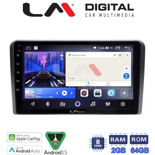 LM Digital Car Audio System for Peugeot 308 2013 Bluetooth USB Wi-Fi GPS Apple CarPlay Android Auto
