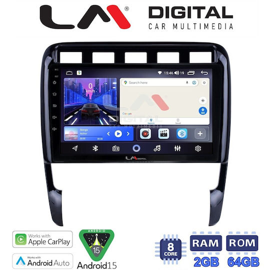 LM Digital Auto-Audiosystem für Porsche Cayenne 2002>2011 Bluetooth USB Eingebautes Wi-Fi GPS Apple CarPlay Android Auto