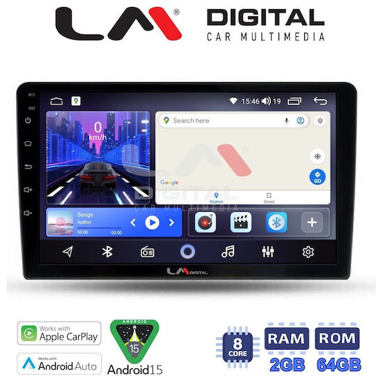 LM Digital Ηχοσύστημα Αυτοκινήτου για Ford Fiesta / Ka / Tourneo / Tourneo Custom 2019 (Bluetooth/USB/WiFi/GPS/Apple-Carplay/Android-Auto)